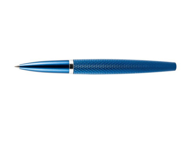 Roller Diplomat Viper Guilloche blau
