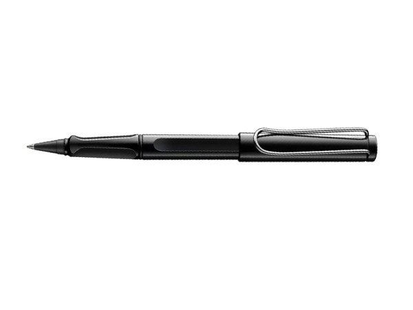 Roller Lamy Safari schwarz glanz Tintenpatronenroller