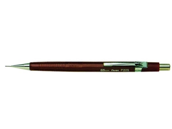 Feinminenstift Pentel P205 0,5mm weisser Schaft