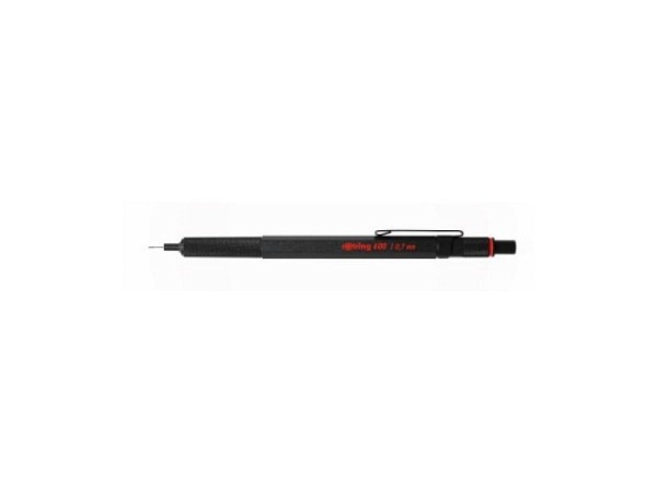 Feinminenstift Rotring 600 schwarz 0,7mm, Ganzmetall-Gehäuse
