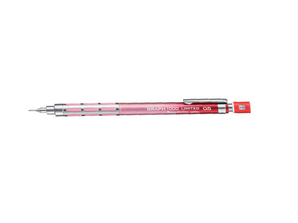 Feinminenstift Pentel Graph 1000 0,5mm Rot und Pink