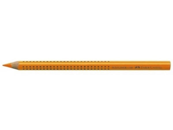 Leuchtstift Faber-Castell Natur orange schlägt n. d. Papier