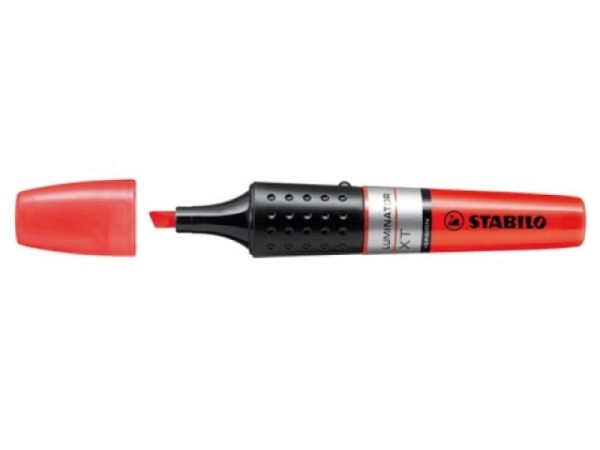 Leuchtstift Stabilo Luminator rot