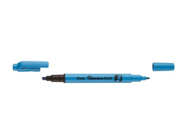 Leuchtstift Pentel Illumina Flex hellblau 