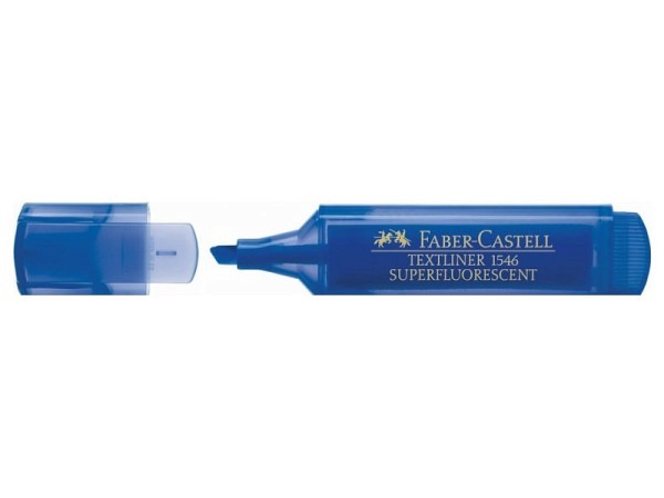 Leuchtstift Faber-Castell 1546 Superfluorescent blau