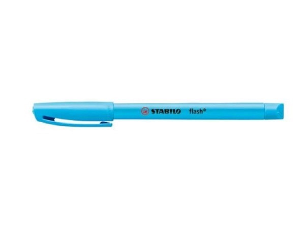 Leuchtstift Stabilo Flash blau