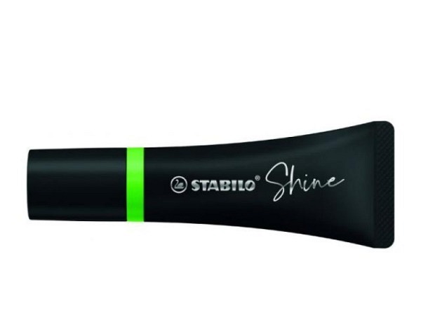 Leuchtstift Stabilo Shine grün, Keilspitze für Strichstärken von 2-5mm