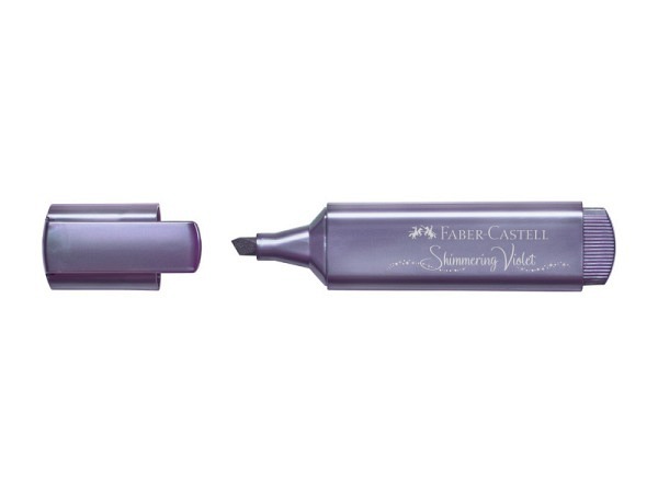 Leuchtstift Faber-Castell 1546 Metallic Shimmmering Violett