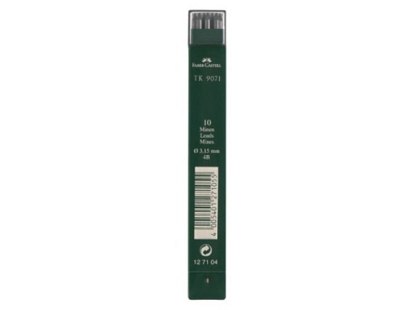 Minen Faber-Castell TK 9071 3,15mm 4B 13cm 10Stk.