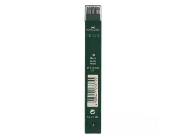 Minen Faber-Castell TK 9071 3,15mm 5B 13cm 10Stk.