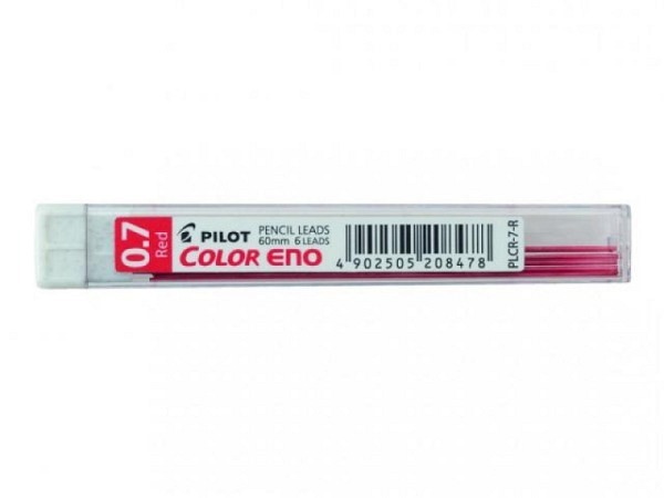 Minen Pilot Color Eno 0,7mm rot 6Stk., 60mm lang