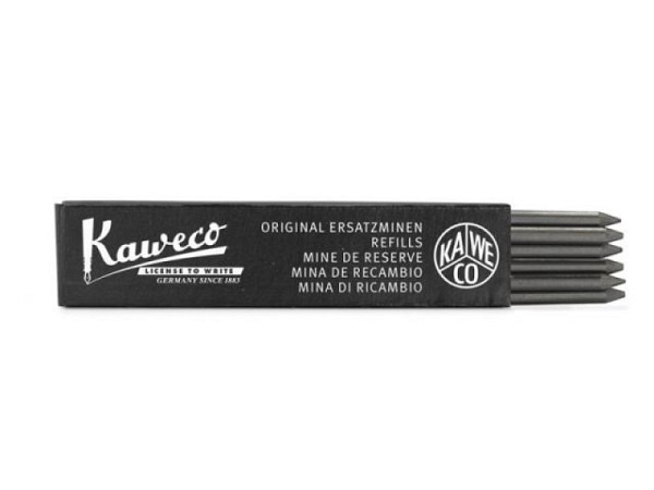 Minen Kaweco 3,2mm dick Graphit Härtegrad 5B, 6Stk.