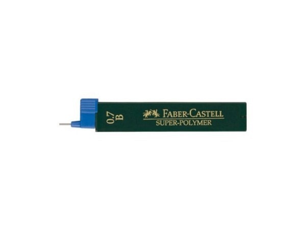 Minen Faber-Castell 0,7mm B Dose mit 12Stk., 60mm lang