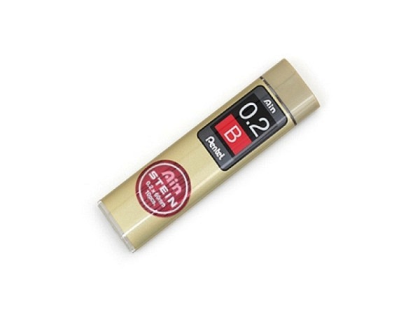 Minen Pentel Ain Stein 0,2mm B 10Stk dank Keramik-Zell