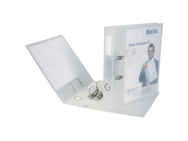 Ordner Biella Clear Creative 1 A4 4cm mit Sichttasche