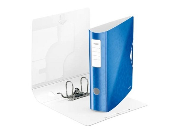 Ordner Leitz Wow Active blau 8cm, abgerundeter Rücken