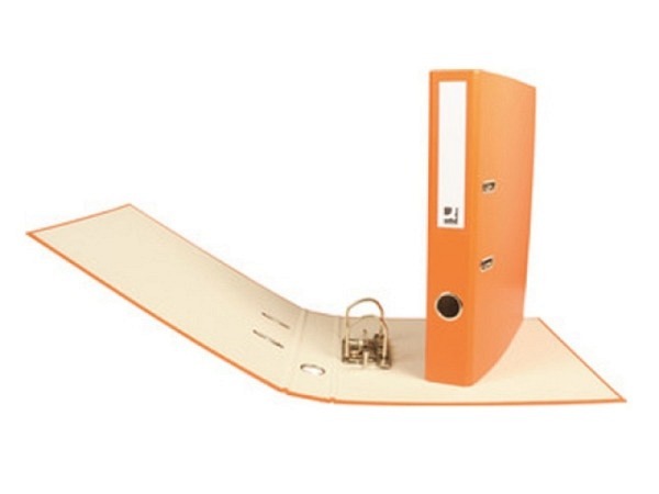Ordner Connect 4cm orange A4, Decke mit farbigem PP-Überzug