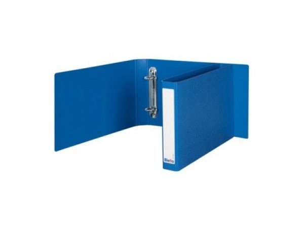 Ringbuch Biella Viria A5 quer 2-Ring 32mm breit, blau