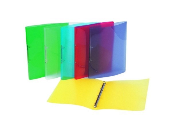 Ringbuch Viquel A4 transparent farblos glänzend