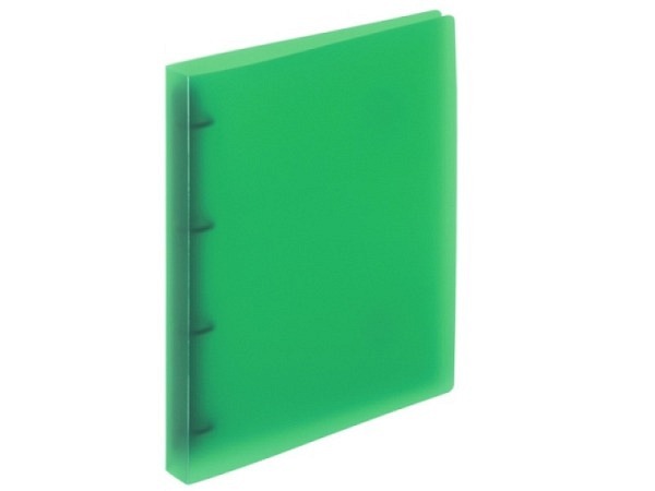 Ringbuch Kolma Easy A4 4 Ring 3cm breit, transparent grün
