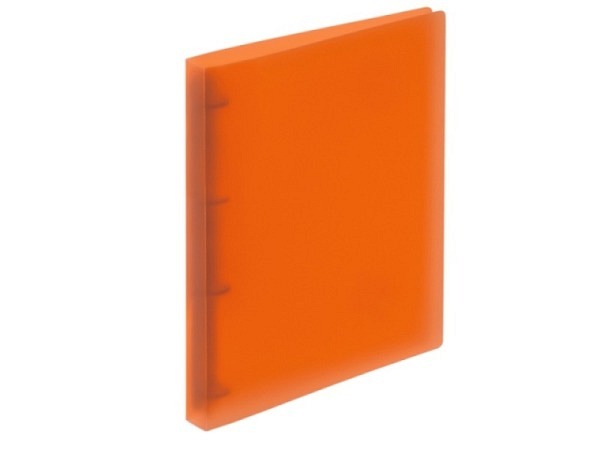 Ringbuch Kolma Easy A4 4 Ring 3cm breit, transparent orange