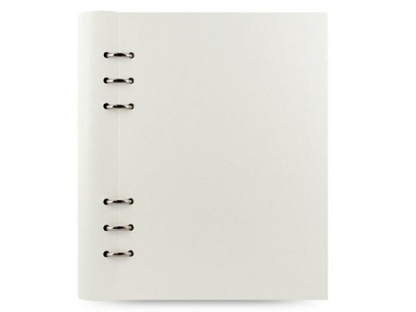 Ringbuch Filofax Clipbook A5 weiss Kunstleder Softcover