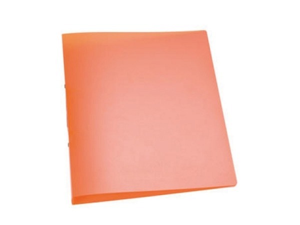 Ringbuch Connect A4 transparent orange 2Ring