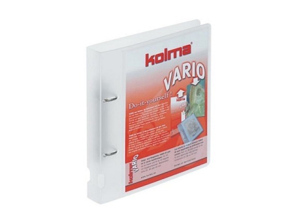 Ringbuch Kolma Vario A5 2 Ring 2,2cm breit transp. farblos