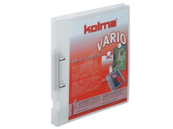 Ringbuch Kolma Vario A4 2 Ring 2,2cm breit transp. farblos