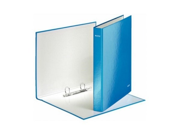Ringbuch Leitz Wow A4+ blau 25mm, 2 Ringe, Hartpappe