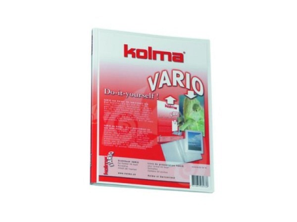 Sichtbuch Kolma Vario A4 weiss 10 Taschen copyresistent