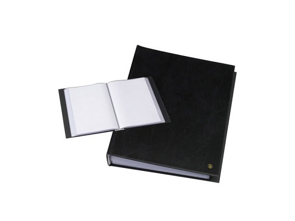Sichtbuch Rillstab 60 Taschen 5560 schwarz