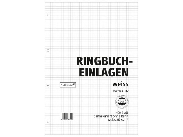 Ringbucheinlage Natura Line A4