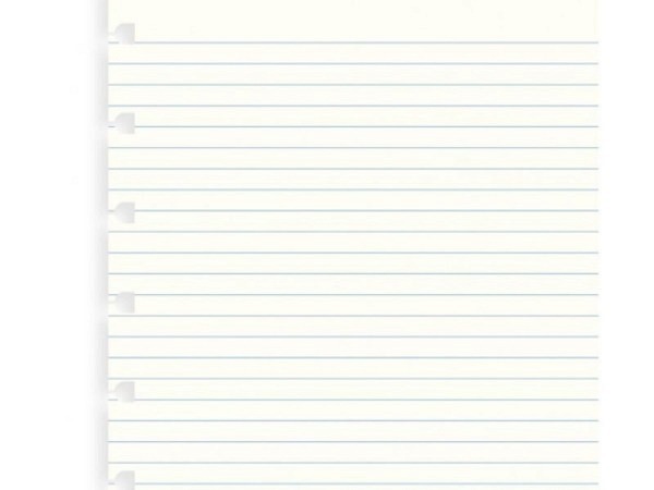 Ringbucheinlage Notizpapier Filofax A4 liniert, 32 Blatt