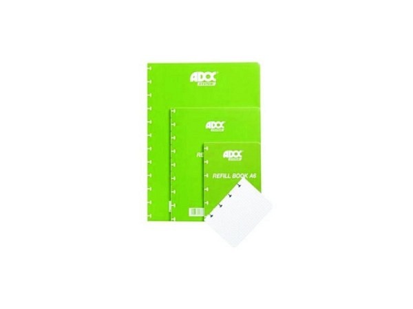 Ringbucheinlage Adoc A4 liniert 72Blatt 90g/qm weiss