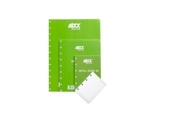 Ringbucheinlage Adoc A5 kariert 4mm 72Blatt 90g/qm weiss