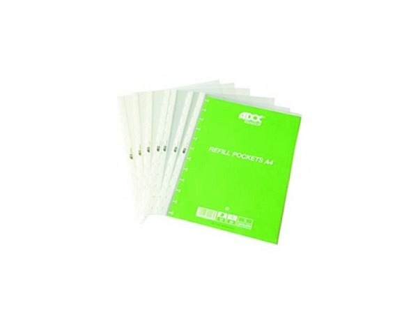 Zeigtaschen Adoc Ersatz A4 10Stk. Matt