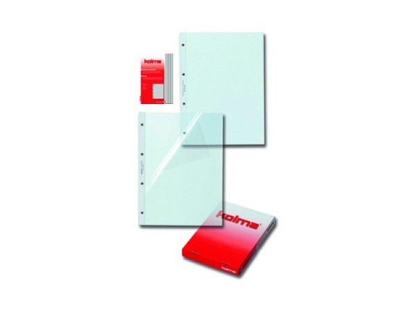 Zeigtaschen Kolma A4 fotoresistent klar 4 ovale Löcher 10Stk