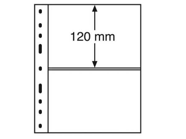 Zeigtaschen Leuchtturm Münzhülle Optima 2C 10Stk 2er-Eint.