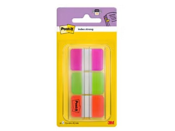 Reiter Post-it Index strong 25,4x38mm pink, neongrün.