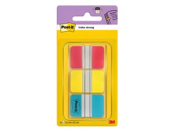Reiter Post-it Index 25x38mm rot/blau/gelb 686RYB Strong