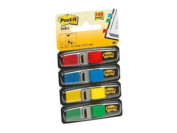 Reiter Post-it Index 11,9x43,2mm 4 Farben