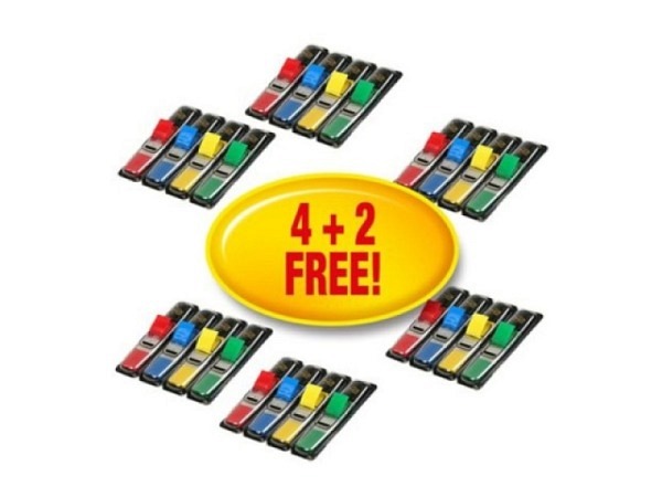 Reiter Post-it Index 11,9x43,2mm 4 Farben Promoset
