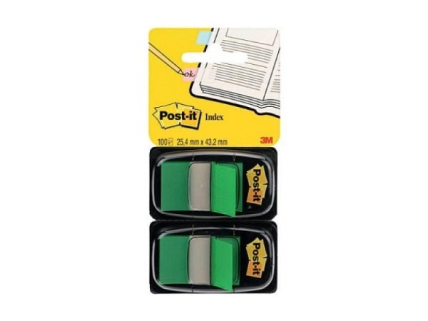 Reiter Post-it Index grün 25,4x43,2mm 100Stk. zum Markieren