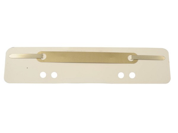 Abheftstreifen Q-Connect weiss aus Kunststoff, 3,4x15cm, 25Stk