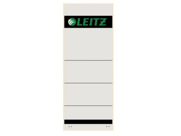 Rückenschilder Leitz liniert 61x157mm grau 10Stk.