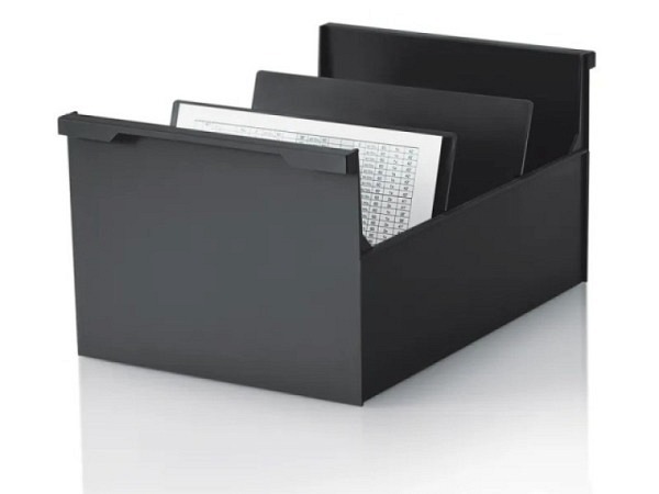 Karteikasten Styro A5 quer schwarz
