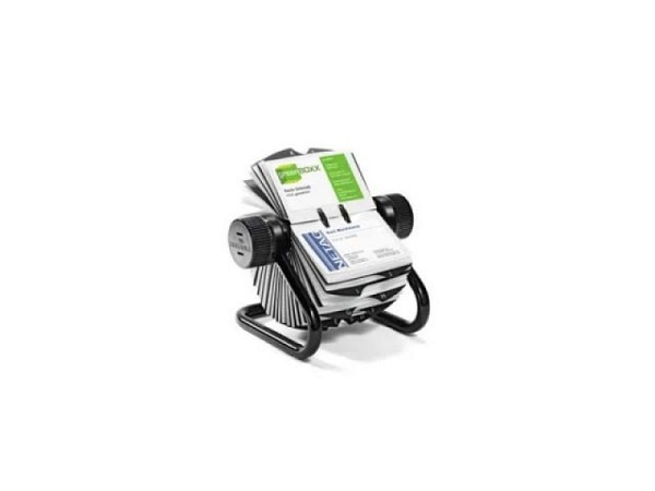 Drehkartei Durable Visifix Flip schwarz mit 200 transparenten Kunststoffhüllen