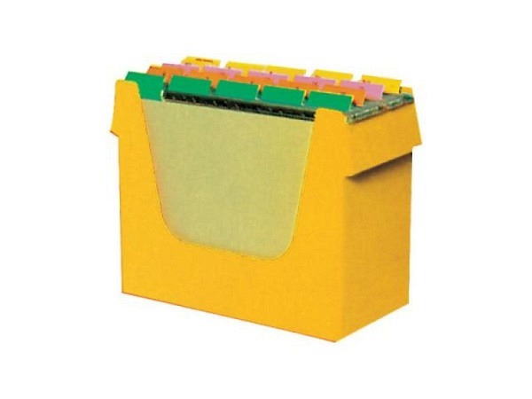 Hängemappenbox Ornalon gelb 