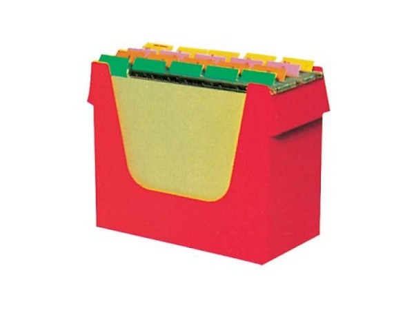 Hängemappenbox Ornalon rot 